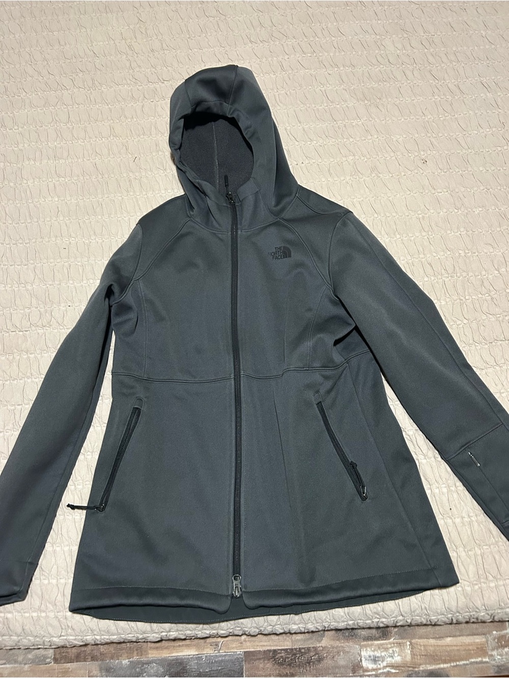 Jordan Women's Hooded Utility Jacket - Dark Gray